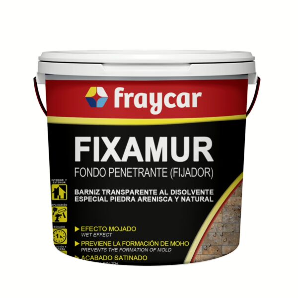 Preparación, fondos e imprimaciones<br><SPAN STYLE="color:#1e6fb6;font-weight:bold;">Fixamur</span>