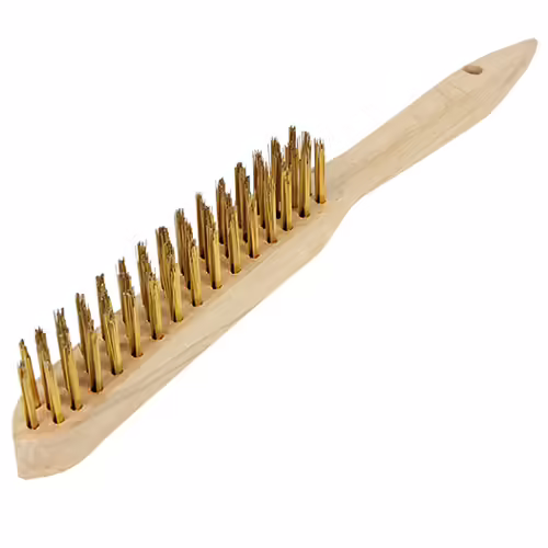 CEPILLO METALICO 3 HILERAS MANGO MADERA