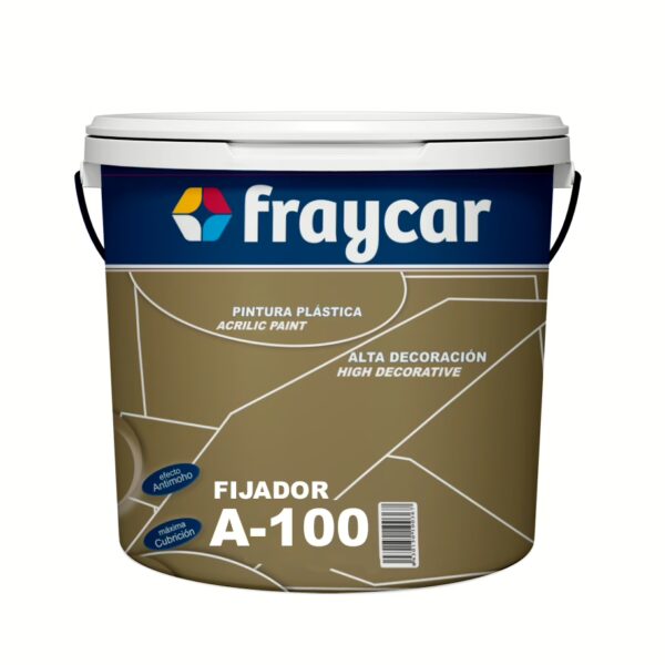 Preparación, fondos e imprimaciones<br><SPAN STYLE="color:#1e6fb6;font-weight:bold;">Fijador A-100</span>