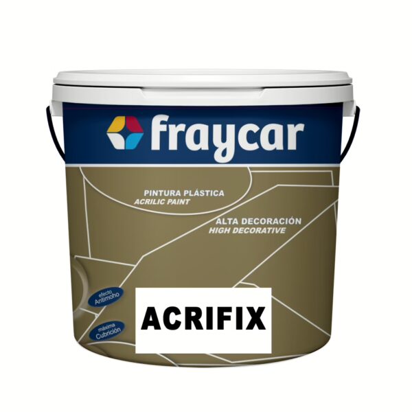 Preparación, fondos e imprimaciones<br><SPAN STYLE="color:#1e6fb6;font-weight:bold;">Acrifix</span>