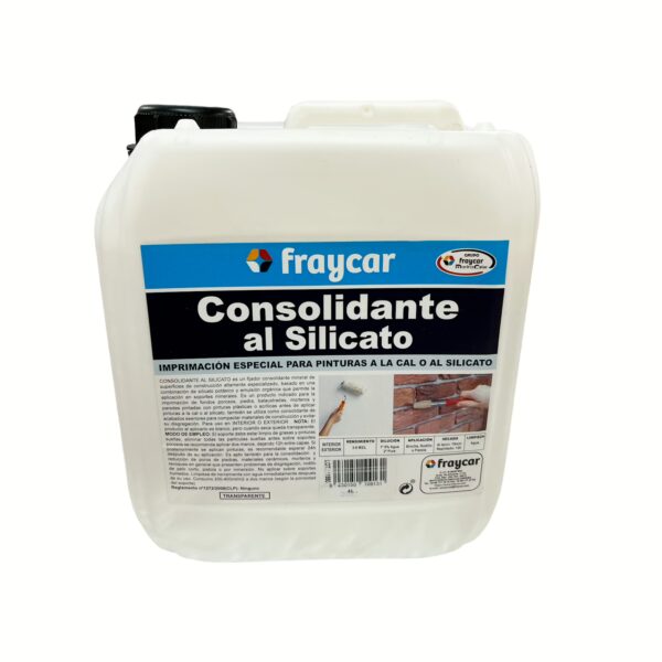 Preparación, fondos e imprimaciones<br><SPAN STYLE="color:#1e6fb6;font-weight:bold;">Consolidante al Silicato</span><br>