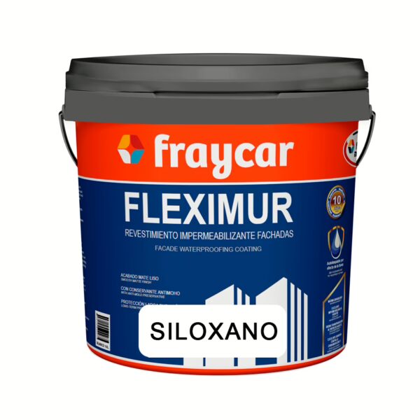 Pintura de fachadas<br><SPAN STYLE="color:#1e6fb6;font-weight:bold;">Fleximur Siloxano</span><br><SPAN STYLE="font-size:14px;color:#1e6fb6;">Calidad:</SPAN><img src="../../../5estrellas.jpg">
