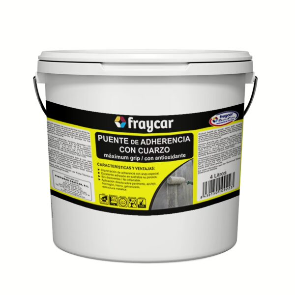 Preparación, fondos e imprimaciones<br><SPAN STYLE="color:#1e6fb6;font-weight:bold;">Puente De Adherencia Con Cuarzo</span>