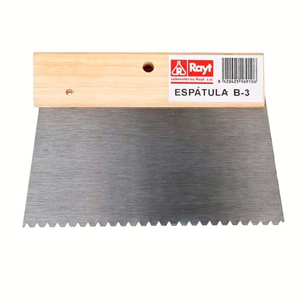 ESPATULA B-3 DENTADA BRICOLAJE