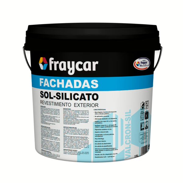 Pintura de fachadas<br><SPAN STYLE="color:#1e6fb6;font-weight:bold;">Sol-Silicato</span><br><SPAN STYLE="font-size:14px;color:#1e6fb6;">Calidad:</SPAN><img src="../../../5estrellas.jpg">