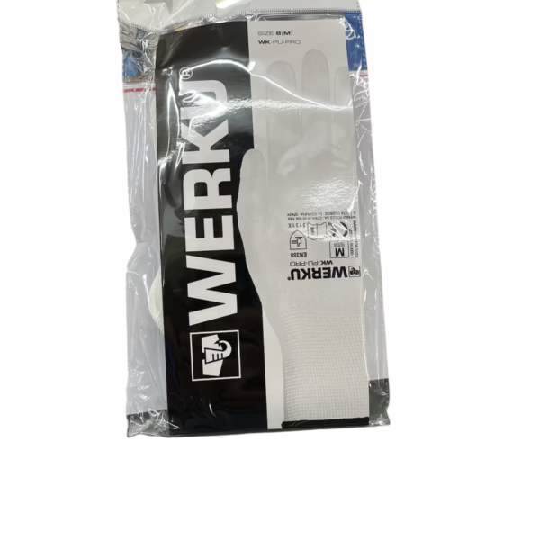 GUANTES PU POLIURETANO BLANCO  WK101090