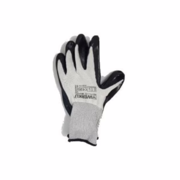 GUANTES NITRILO NEGRO-BLANCO  WK101080